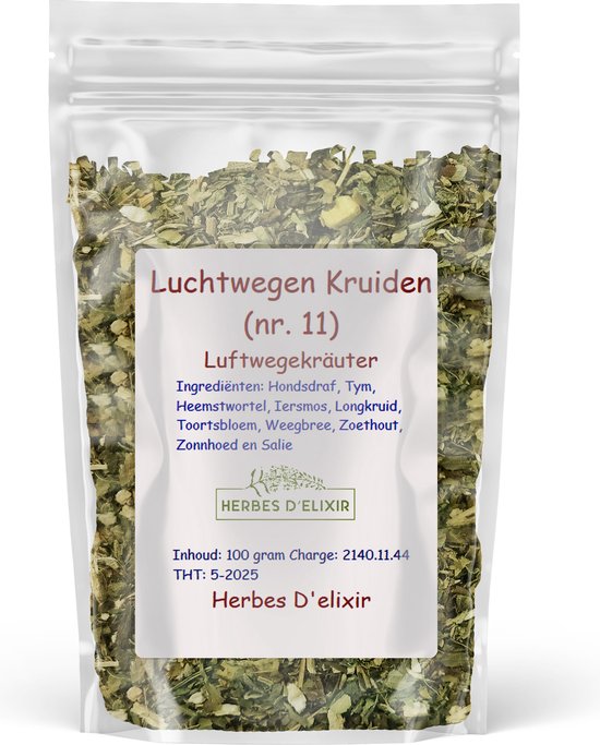 Luchtwegen kruiden - kruidenthee - losse thee - 100 gram