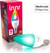 Innr slimme lamp E14 color - werkt met Philips Hue* - 16 miljoen kleuren en alle wittinten - Zigbee smart LED - dimbaar en tunable