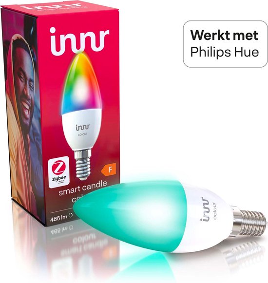 Impasse bouwer navigatie Innr slimme lamp E14 color - werkt met Philips Hue* - 16 miljoen kleuren en  alle... | bol.com