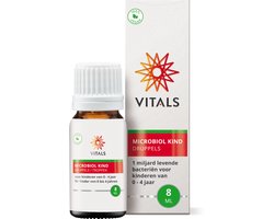 Vitals Microbiol Baby & Kind - 16 dagdoseringen - probiotica. Voor baby en kind van 0-4 jaar. Zonder toegevoegde suikers.