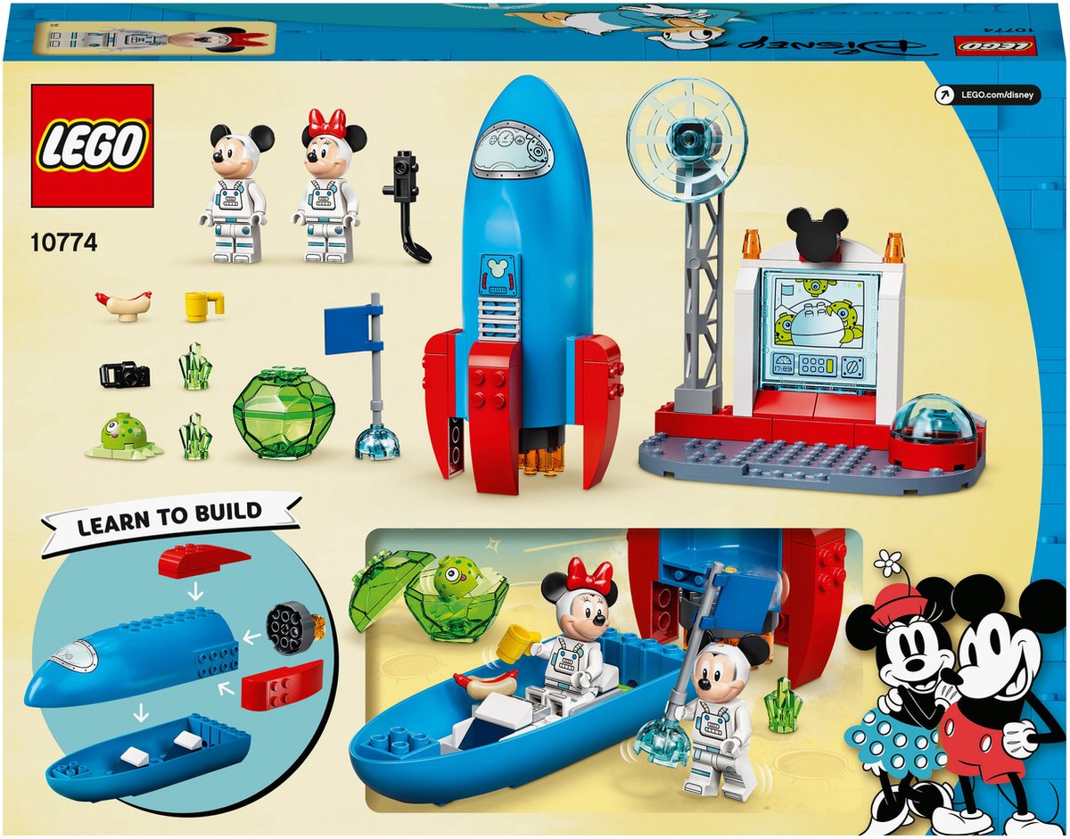 LEGO Disney Mickey and Friends Mickey Mouse & Minnie Mouse ruimteraket 10774 — afbeelding 10