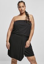 Urban Classics - Viscose Short Bandeau Korte jurk - L - Zwart