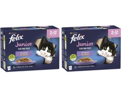 2x Felix - Elke Dag Feest Junior Mix Selectie in Gelei - 12x85g