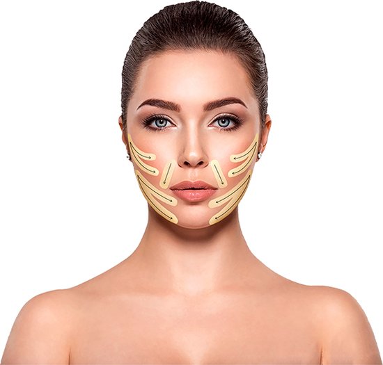 CureTape® Beauty - Face Taping - Cosmetisch Tapen - anti aging - huidverbetering - 5cm x 5m - CureTape