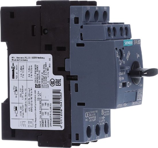 Motorbeveiligingsschakelaar 0,7-1A 3RV2011-0JA15 | bol