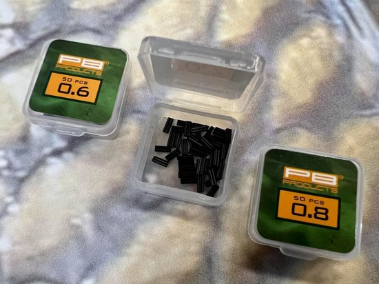 PB Products - Double Barrel Crimps Dull Black - 50 stuks - 0,7 mm van PB Products — afbeelding 4