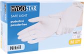 Hygostar wegwerp handschoenen nitril poedervrij wit maat XXL - 90 stuks