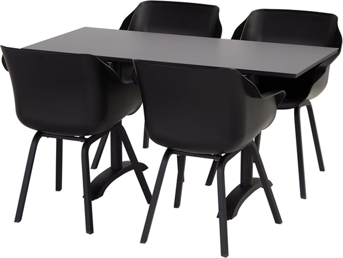 Hartman Sophie Element dining fauteuil baquet - Noir carbone