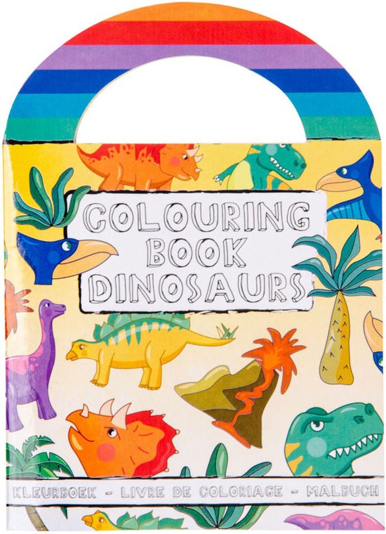 Dino Kleurboekjes - Set van 6 kleurboekjes