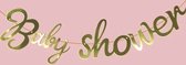 Slinger Goud Glans Baby Shower - Slinger - Vlag - Raam | Kraamfeest - Kraamtijd - Vintage - Geboorte - Feest - Babyshower - Event - Party - Tuin - Decoratie - Babykamer - Kinderkamer | DH Collection