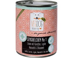 VegDog Sensitive - Natvoer - 800gr - Veganistisch hondenvoer - Hypoallergeen