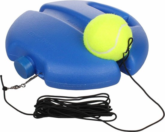 Foto: Merco tennistrainer met elastiek blauw