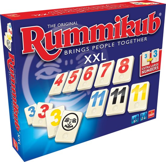 Gezelschapsspel: Rummikub The Original XXL - Bordspel - Gezelschapsspel, uitgegeven door Goliath