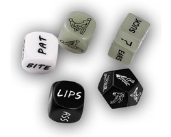 Sex dobbelstenen spel 6 stuks