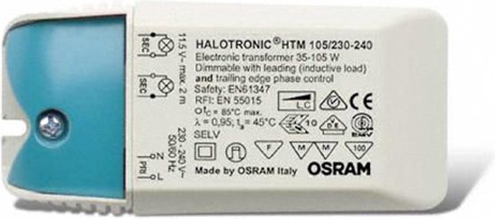 Osram Halogeen Transformator 35-105W | bol.com