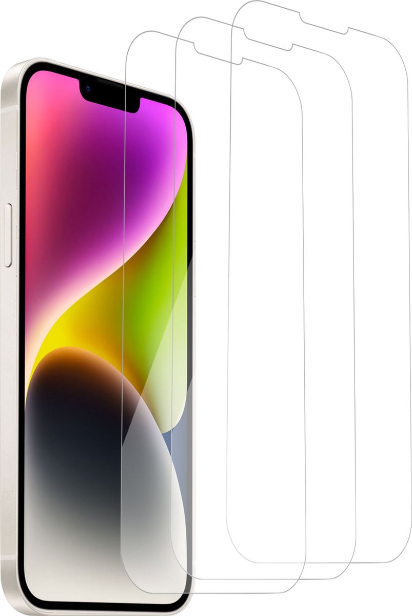 3x Screenprotector geschikt voor iPhone 14 – Screen Protector Tempered Glass