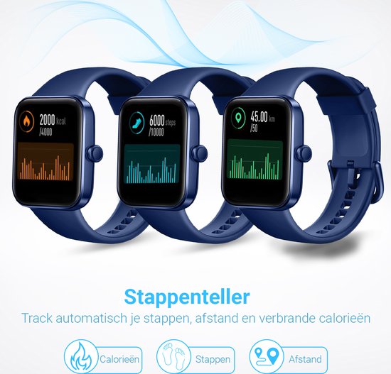 Smartwatch Femme Homme et Enfants - Montre adaptée pour Samsung et Apple -  Montre