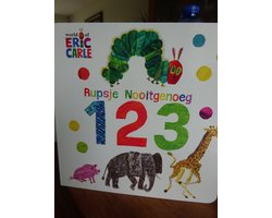Eric Carle Rupsje Nooitgenoeg 1, 2, 3..