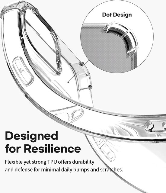 Apple iPhone 14 Plus Case Transparent & 2X Full Verres Screen Protector - Coque arrière hybride antichoc Extra résistante