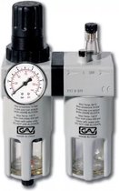 Luchtverzorgingsunit (Filter drukregelaar + olienevelaar / waterafscheider) - 1/2 - 3/8 (FRL200)