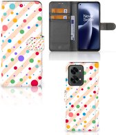 GSM Hoesje OnePlus Nord 2T Flip Cover Dots