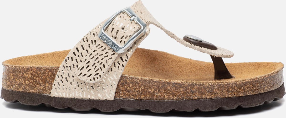 Kipling Pepita slippers goud - Maat 40