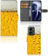 Telefoonhoesje OnePlus Nord 2T Flip Cover Valentijn Cadeautje hem Bier