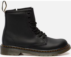 Dr. Martens - Delaney - Bottines met rits en veter - Meisjes - Maat 35 - Zwart;Zwarte - Black softy