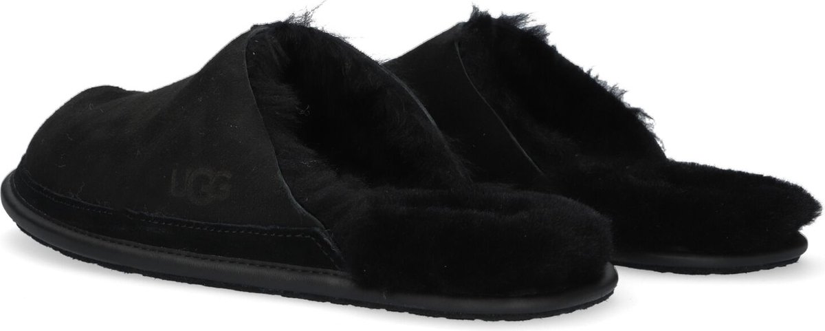 UGG Mannen Suede Harde zool Pantoffels open Sloffen 1123660 Zwart Maat 44 bol