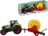 Gearbox - Tractor Speelset 2-delig - Groen/Rood/Geel - 44 x 13 x 13 cm