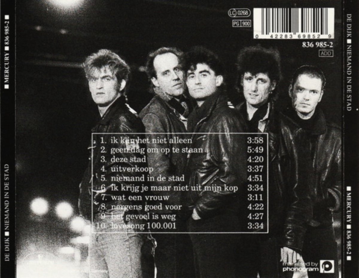 Niemand In De Stad, De Dijk | CD (album) | Musique | bol.com