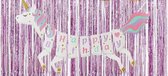 Feest versiering - Verjaardag Unicorn - Banner - Ballonnen - Pakket
