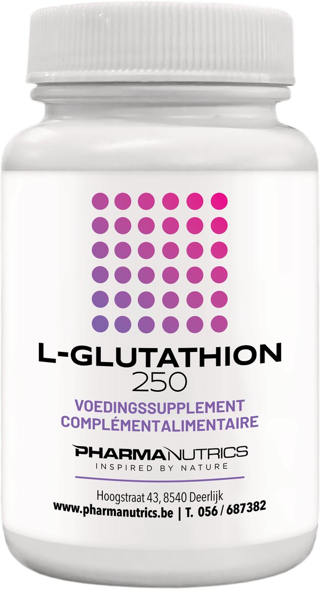 Goedkoopste L-GLUTATHION 30 V-CAPS PHARMANUTRICS // L-GLUTATHION 250 MG// ANTI-OXIDANT // DETOX //LEVER//VOEDINGSSUPPLEMENT