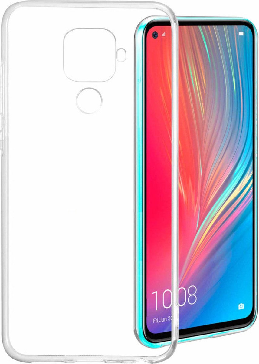 Shock Proof Case - Telefoonhoesje - Doorzichtig Hoesje voor Huawei Mate 30 Lite - Transparant Wit