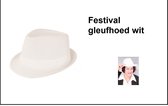 Festival gleufhoed wit - Festival Al capone kojak Oktoberfest apres ski party festival thema feest