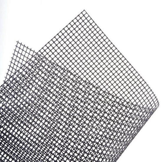 Grill mat non-stick - Zwart - PTFE coated glassfiber - 36 x 42 cm - Koken - Grillen - Barbecue - Eten