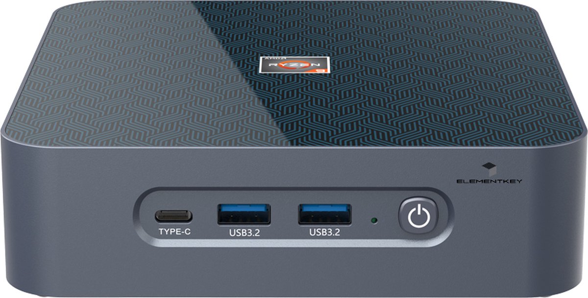 ELEMENTKEY RX3 - Ryzen 9 5900HX - Energiezuinige Game PC - 16GB Ram - 1TB SSD (1000GB SSD) - Vega8 2100Mhz GPU - WiFi 6 - BT 5.0