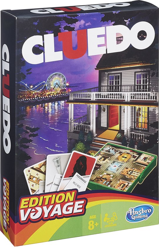 Thumbnail van een extra afbeelding van het spel Cluedo Reisspel