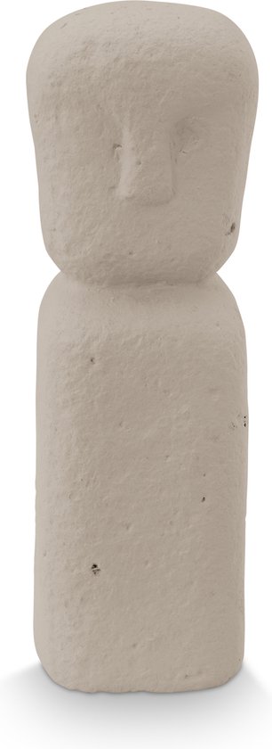 vtwonen - Ecomix Sculptuur Gezicht - Zand - 5.5x18cm
