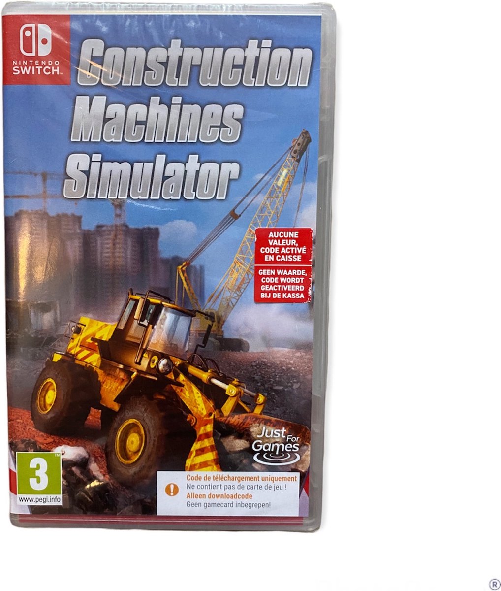 Construction Machines Simulator (Code in a Box) - Voor Nintendo Switch