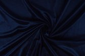 10 meter stretch fluweel - Navy - 93% polyester - 7% elastaan