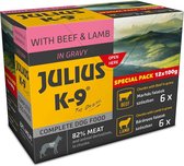 Julius-K9 - Alimentation humide Nourriture pour chiens - Nourriture humide - Adulte - 12x100g
