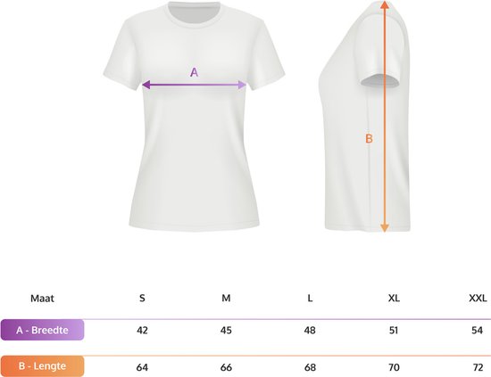 JAP Koningsdag dames shirt (Maat XXL) - Regular fit - Oranje kleding - 