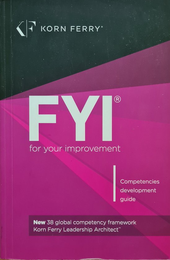 洋書 Korn Ferry For Your Improvement TREZ FYI Competencies Development Guide: Essential 6th Edition