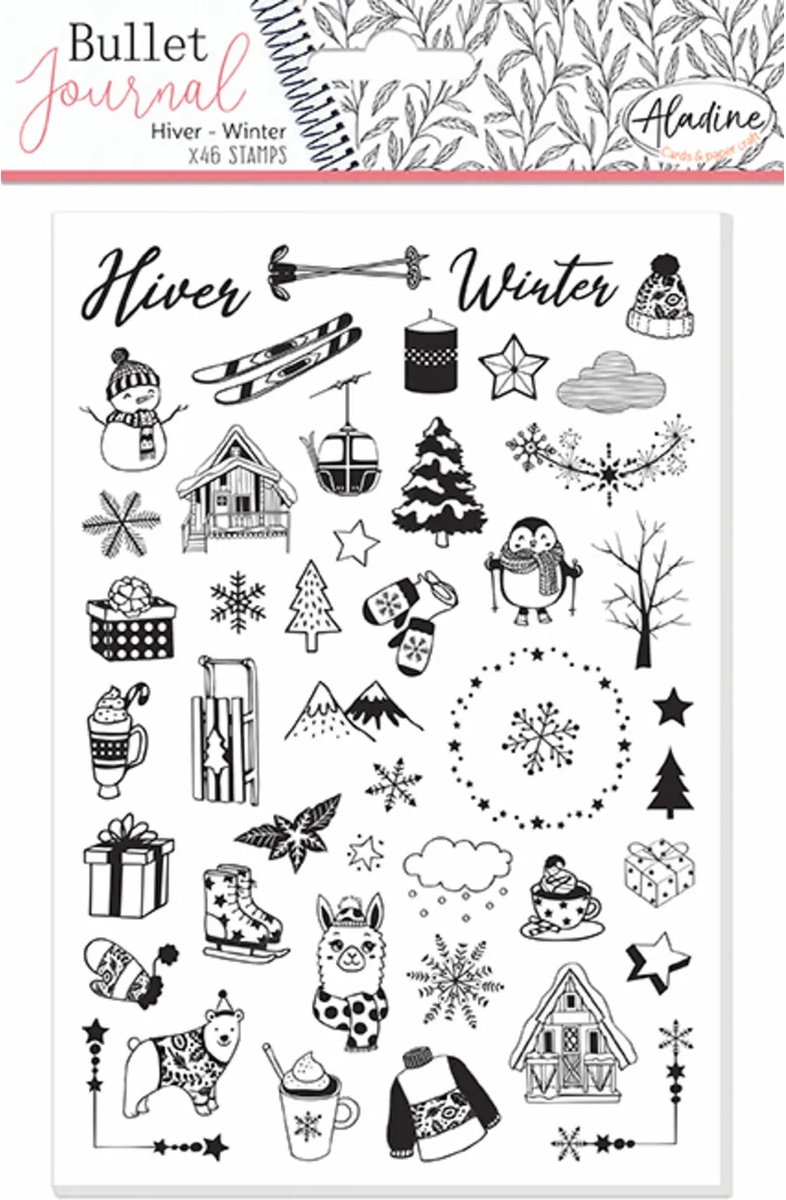 Stamp Bullet Journal Winter