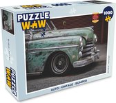 Puzzel Auto - Vintage - Bumper - Legpuzzel - Puzzel 1000 stukjes volwassenen