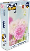 Puzzel Close-up van roze bloemen - Legpuzzel - Puzzel 1000 stukjes volwassenen