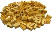 100 Bouwstenen 2x4 | Lichtgeel | Compatibel met Lego Classic | Keuze uit vele kleuren | SmallBricks