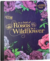 Craft Sensations | Kleurboek in a field of roses be a windflower | Luxe Kleurboek voor volwassenen | Kleurboek hard cover 80 designs