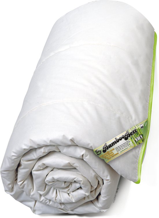 Bamboo Bett - 100% Bamboe zomerdekbed - Heerlijk Koel & Fris bamboe dekbed - Licht, soepel, absorberend, ventilerend zomer dekbed - 140x220 cm - Eenpersoons